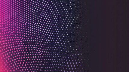 Poster - Abstract Pink and Purple Halftone Dot Pattern Background Design