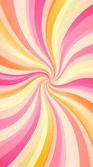 Leinwandbilder - Abstract Swirling Pink and Yellow Background Design Illustration