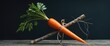 © GenZGraphics - Carrot and stick analogy set against a background
