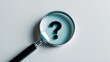 © NeuralNiche - Magnifying glass and question mark symbol icon. Problem and root cause analysis idea.