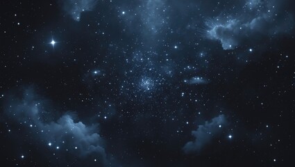 dark space filled with tiny stars