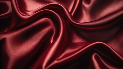 Poster - Textile texture background of red fabric
