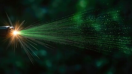 Laser beam technology, digital data stream