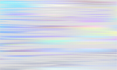 Poster - Abstract halftone pattern with horizontal blurry lines for modern dynamic designs. Retro inspired dotted pattern with fade effect
