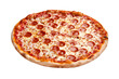 © Prichachai - delicious pepperoni pizza with melted cheese and crispy crust, perfect for savory meal or snack. pizza is topped with slices of pepperoni and baked to perfection, offering classic taste