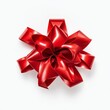 © Pixel Stream - red ribbon gift bow isolated