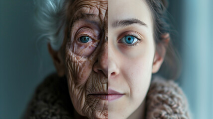 Poster - This Research explores genetic modifications to reverse aging and enhance physical vitality.