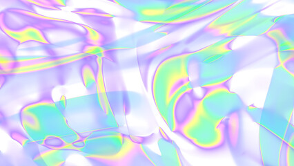 Fototapete - Colorful gradient shape blur. Blur Gradient Shape transparent PNG shape gradient Shining circle holographic blurred shape rainbow colors. Abstract design