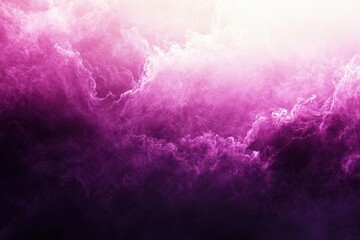 Canvas Print - ethereal purple nebula abstract background with dreamy cloudscape and cosmic dust for digital art an