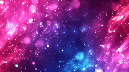 Wall Mural - abstract pink and blue sparkle background