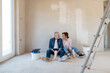 © Halfpoint - Senior couple renovating their home, a shared retirement activity.