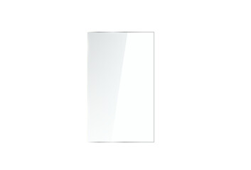 transparent glass plate background. realistic screen glass, window effect with flare, clear glass sh