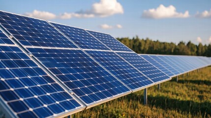 Solar Power Array Field View