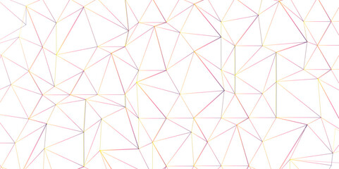Abstract of simple golden line triangle pattern geometric background. Seamless geometric polygonal repeatable pattern swatch background, Trendy design vector background for web backdrop orpaper print.