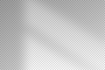 Wall Mural - light from shadow from window isolated on white background. reflection shadows on wall. sun ray. ove