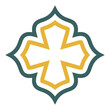 © Dolbe - Islamic geometric shapes and ornamental frame icon line