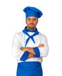 © Antonio Gravante - Confident chef posing with crossed arms on transparent background