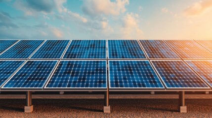 Solar Panel Array Energy Tech