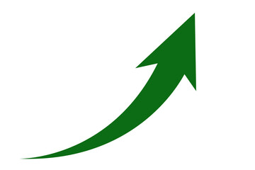 Wall Mural - green arrow png file type transparent background for apps, web, logo, website, ui design