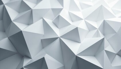 Wall Mural - abstract gray triangular geometric pattern, subtle texture, faceted, tone, subtle