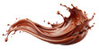 © rabbi - liquid chocolate splash isolated on white background.PNG