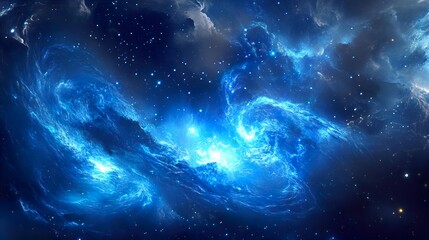 Wall Mural - Massive Galaxy in Deep Space
