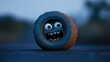 © Cedric - Reifenmonster schaut aus dem Reifen