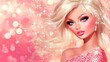 © zunitz - A Beautiful Animated Woman With Long Blonde Flowing Hair