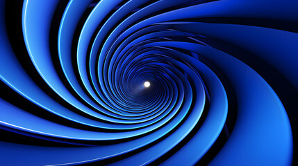 Wall Mural - mesmerizing blue spiral forming an abstract representation of dark energy captivating the viewer wit