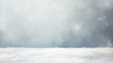 Wall Mural - serene landscape with soft, muted color palette and misty atmosphere