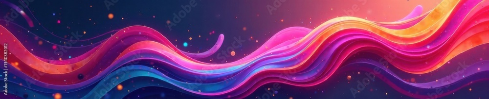 Colorful Abstract Background with swirling shapes and vibrant hues ...
