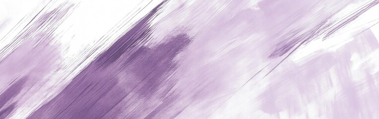 Poster - Soft pencil strokes create a dreamy lavender abstract design with gentle washes of color