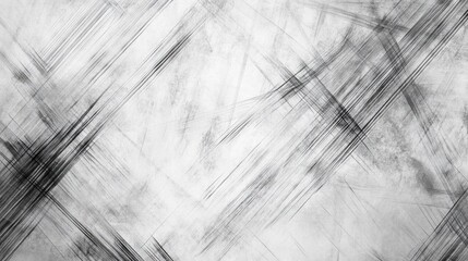 Fototapete - Soft pencil strokes create a muted gray background with intricate textures and patterns for artistic expression