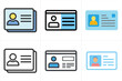 © iconbaba - Business Card vector icon set