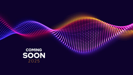 Poster - Coming Soon Opening of the Shop or Big Sale. Announce Promo Banner. Grand Opening Web Page Announcement. Minimalistic Premium Design Vector Illustration.