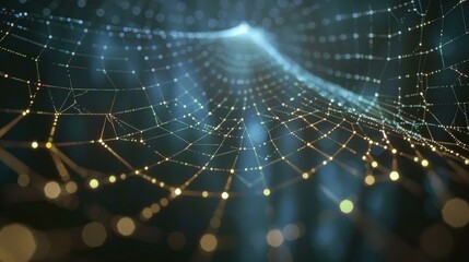 Beautiful abstract web design with glowing lights