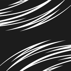Wall Mural - abstract background with reflective curved spike pattern and with some copy space area