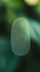 Poster - Quantum Identity Security Biometric Fingerprint Visualization with Cybernetic Circuit Mapping - Next-Gen Digital Privacy and Authentication Innovation