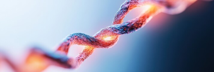Aufkleber - Quantum Fusion Visualization Ethereal Digital DNA Spiral Representing Technological Innovation, AI-Driven Transformation, and Next-Generation Connectivity Ecosystems