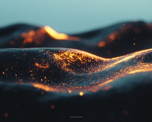 Leinwandbilder - Quantum Flux Immersive Digital Landscape of Algorithmic Intelligence - Transformative Data Visualization for AI-Driven Personalization Technologies