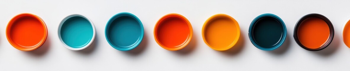 Aufkleber - Minimalist Color Palette Innovation Vibrant Design Technology Showcasing Contemporary Material Science and Creative Color Exploration for Digital Branding