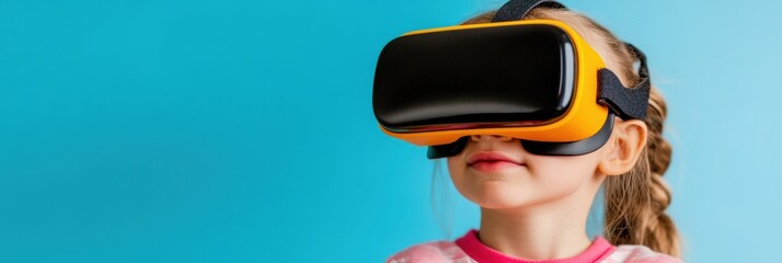 Aufkleber - Immersive EdTech Revolution Gen Z Youth Exploring Virtual Learning Frontiers with Vibrant VR Headsets - Transformative Digital Classroom Experiences