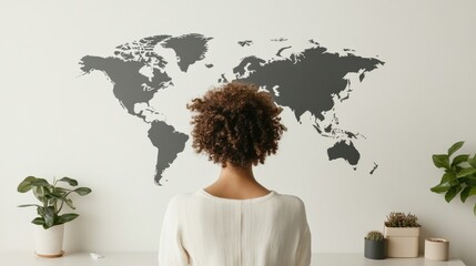 Aufkleber - Global Mobility Redefined Minimalist Remote Work Aesthetic Celebrates Entrepreneurial Freedom and Digital Nomad Lifestyle for Modern Professionals