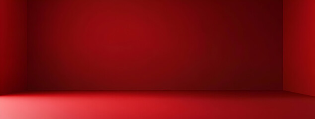 Wall Mural - red, wall, background, empty space, gradient, studio setting, red wall,