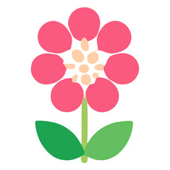 Wall Mural - individual flower art illustration asteraceae vector
