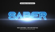 © AF DigitalArtStudio - Realistic Saber text effect. Editable text glows in the dark. Neon light effect
