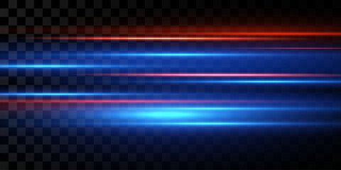 Wall Mural - motion light effect for banners. blue lines. the effect of speed on a blue background. lines of ligh