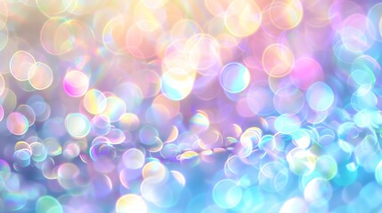 Wall Mural - abstract background of pastel colors with soft, blurred circles.