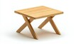 © nuanjan - Rustic charm small wooden stool with circular seat for added comfort and style