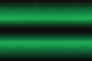 Wall Mural - retro cyberpunk style 80s game scene pixel art 8-bit sci-fi background. glowing neon grid and stars 